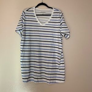 Woman Within • Striped Casual Top